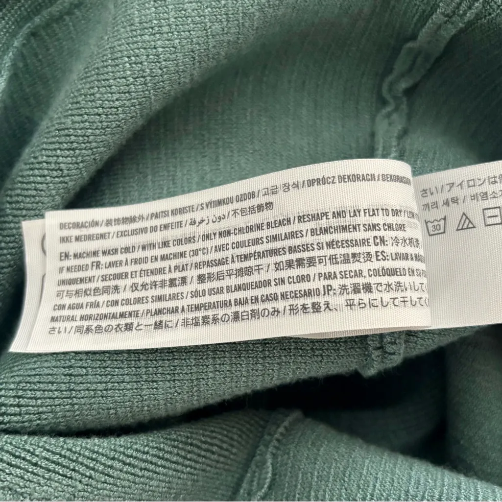 Abercrombie & Fitch Long Sleeve Rib-Knit Ottoman Square Neck Bodysuit | XS | NWT - Image 15