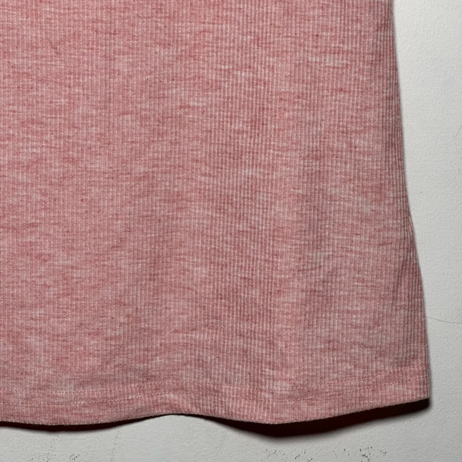 FRNCH Paris Pink Ribbed Square Neck Puff Sleeve Top Women's Size L Size L - Image 9