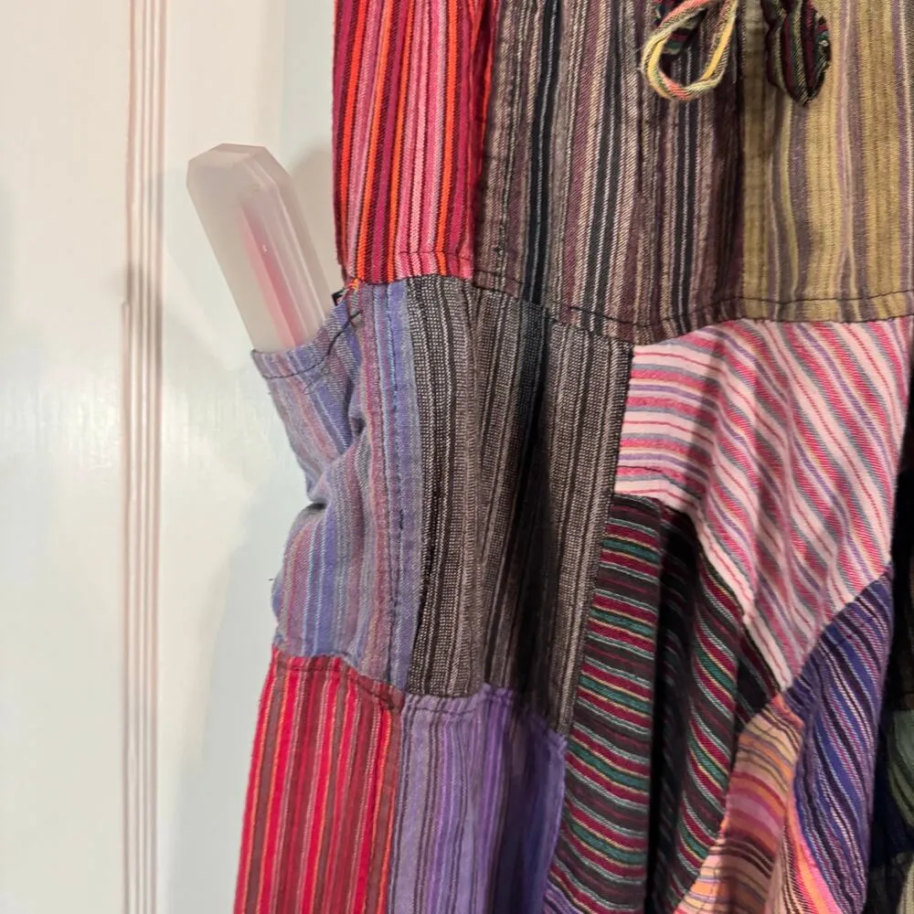 Patchwork Nepalese Harem Pants in a Small to Medium (See Measurements) - Image 8