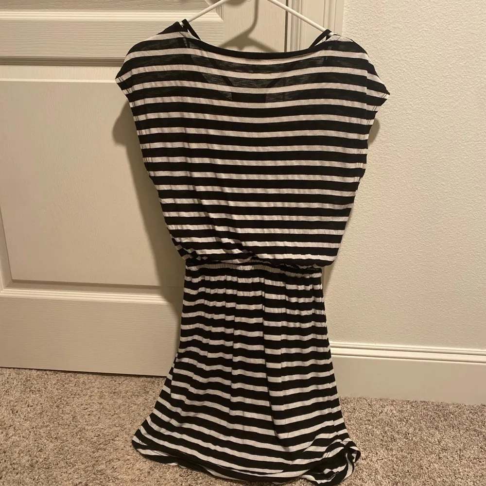 Splendid  size xs black and white striped dress #stripes - Image 3