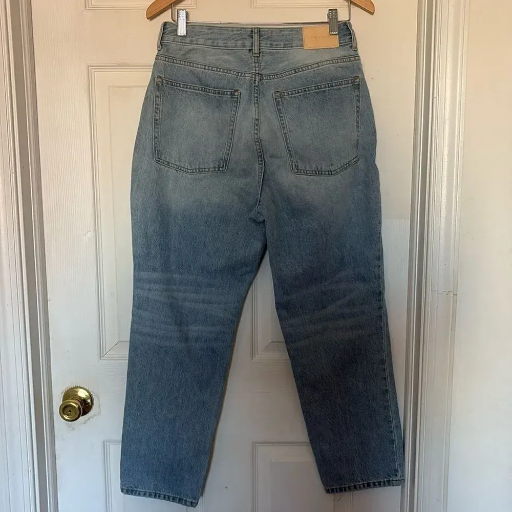 Everlane The Curvy 90’s Cheeky Straight Crop Blue Jeans Size 30 - Image 6