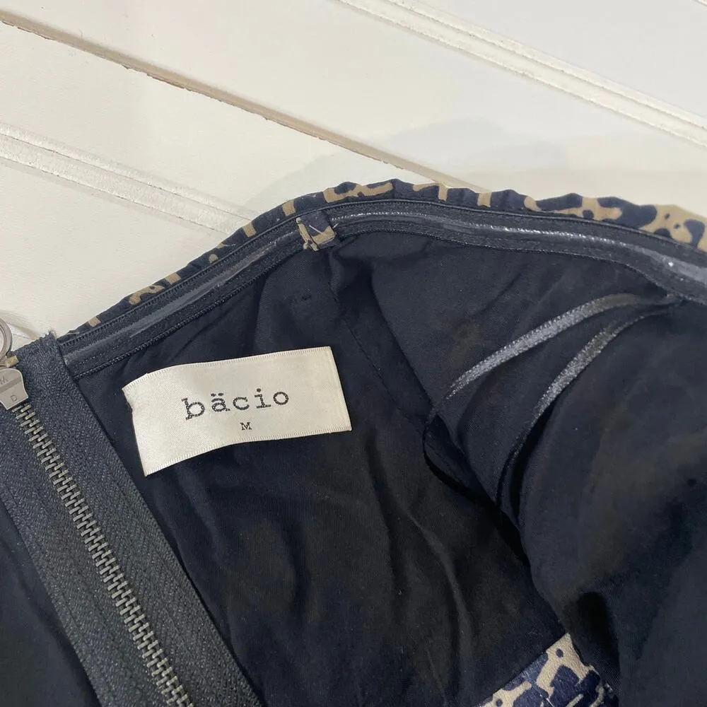 Bacio Blue & Tan Print V - Image 6