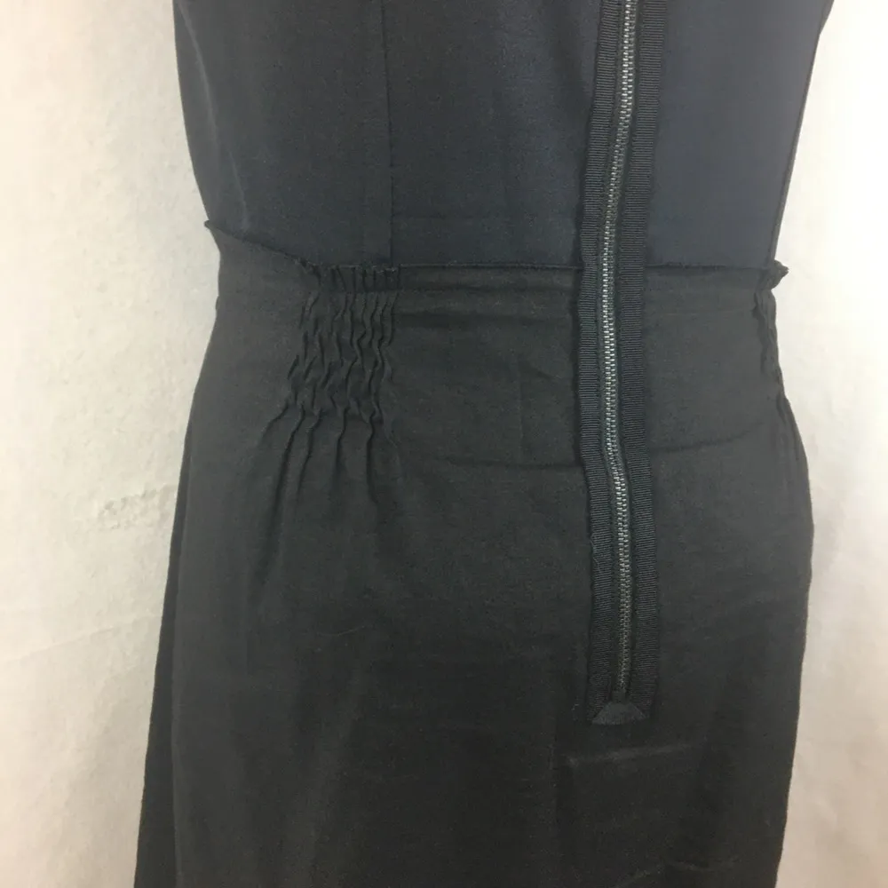 Elie Tahari Silk Blend Black Sleeveless Dress 10 - Image 6