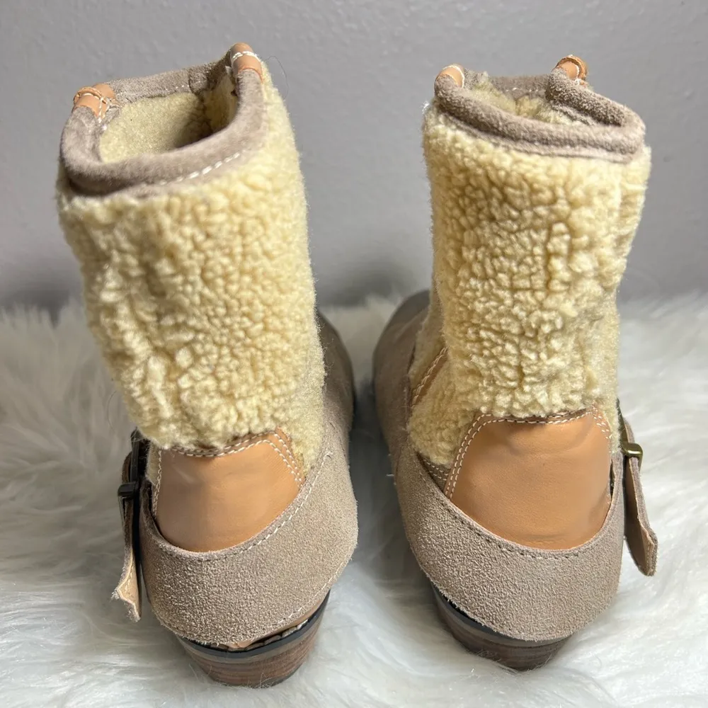Kelsi Dagger X Free People Breckenridge Shearling Booties Size - Image 10