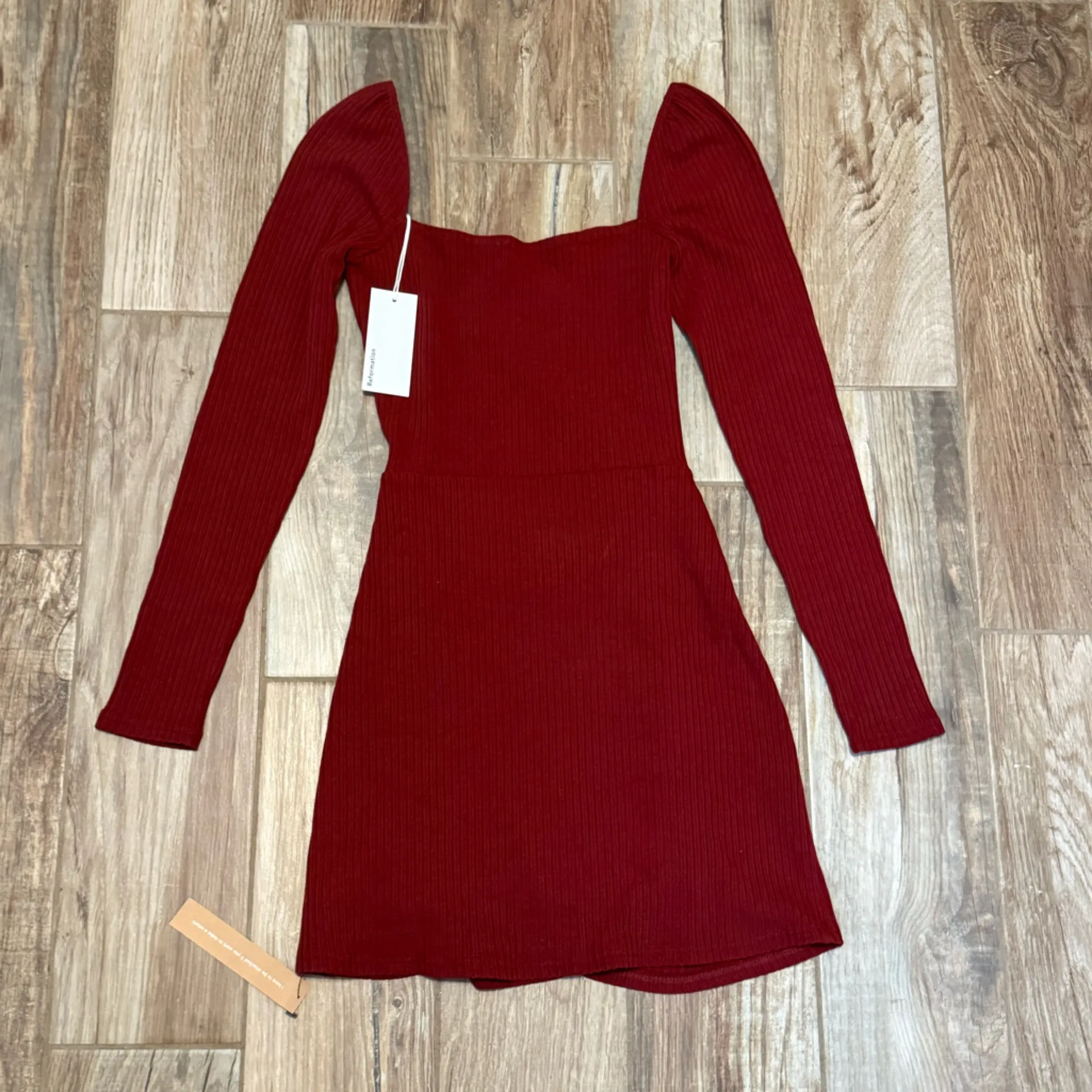 Reformation Cleona Knit Mini Dress - Image 5