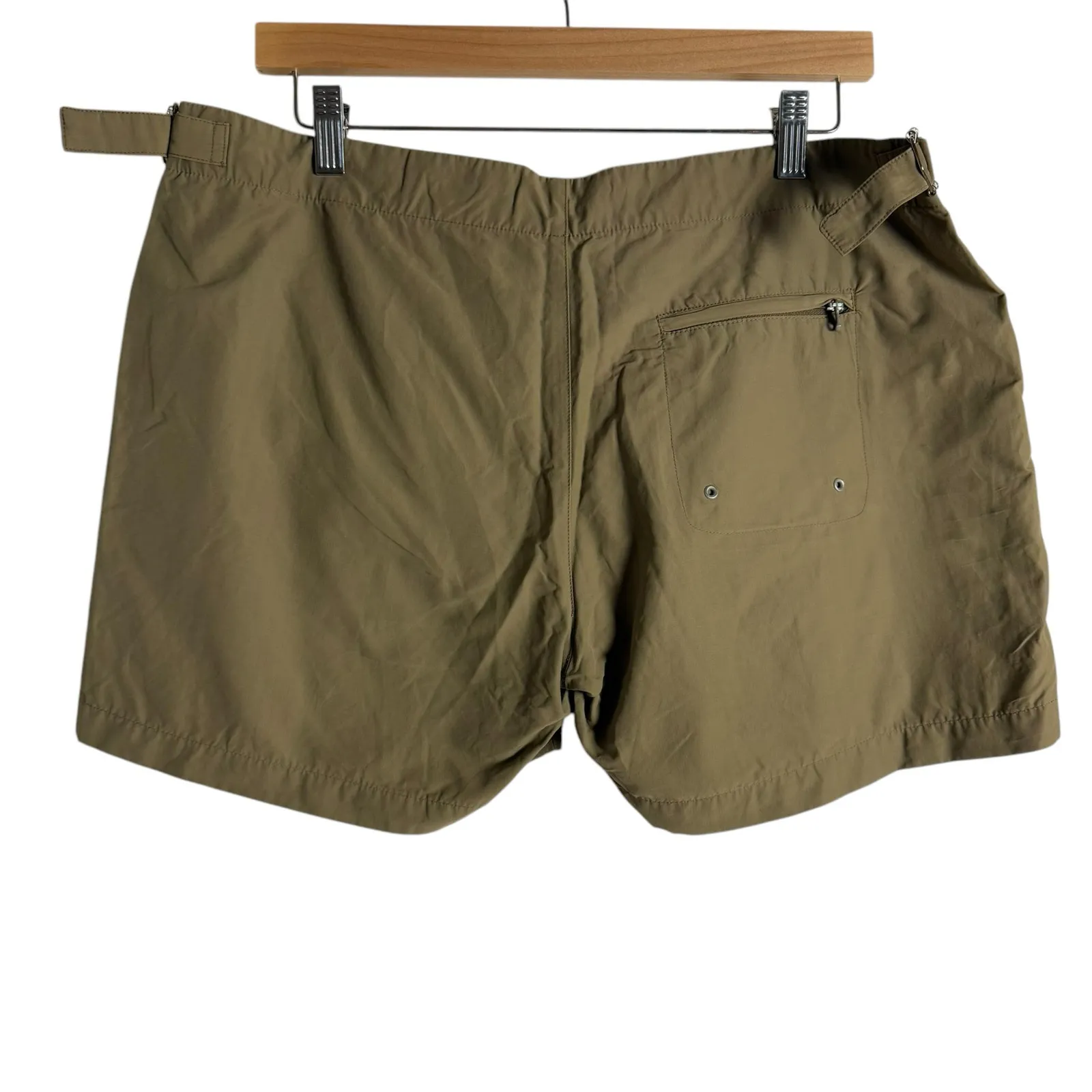 Sandro Khaki Tan Casual Shorts Size XL - Image 6