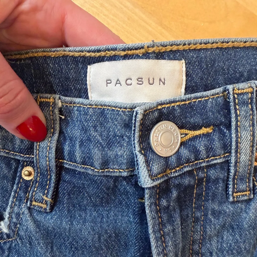 PacSun Stretch High Rise Boot Cut Jeans - Image 3
