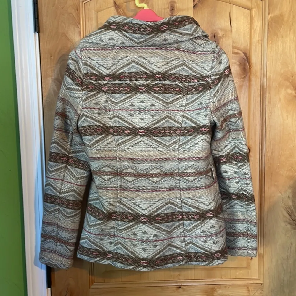 ANTHRO Daughters of the Liberation Poetry of Trees SW Jacket NO Belt $178 EUC XS Tan - Image 3