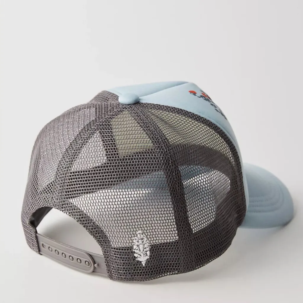 Free People NWT  Trail Runner Trucker Hat in Flint Stone - Image 4