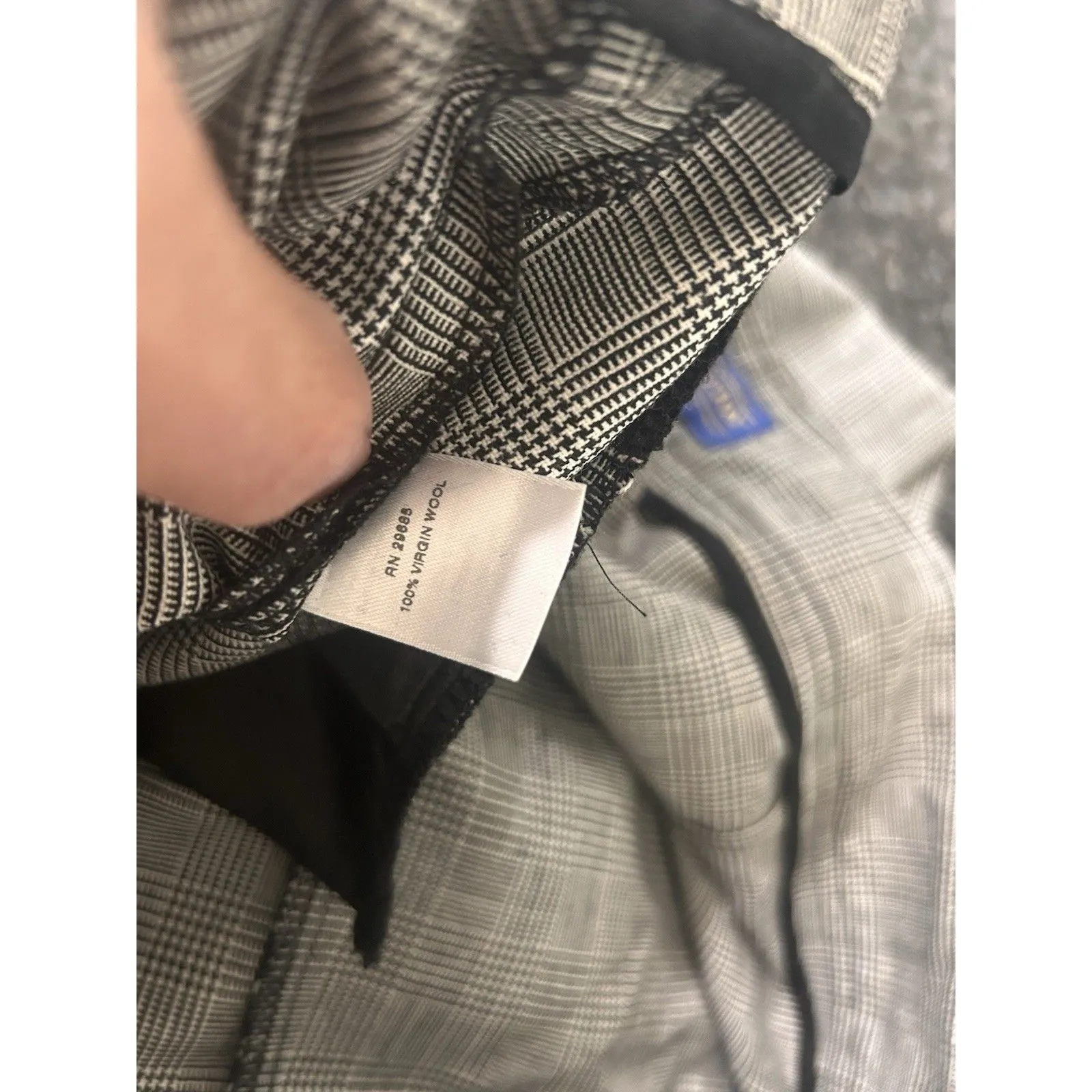 New Vintage Pendleton Size 14 Slacks Trousers Dress Pants Wool Tweed Houndstooth - Image 5