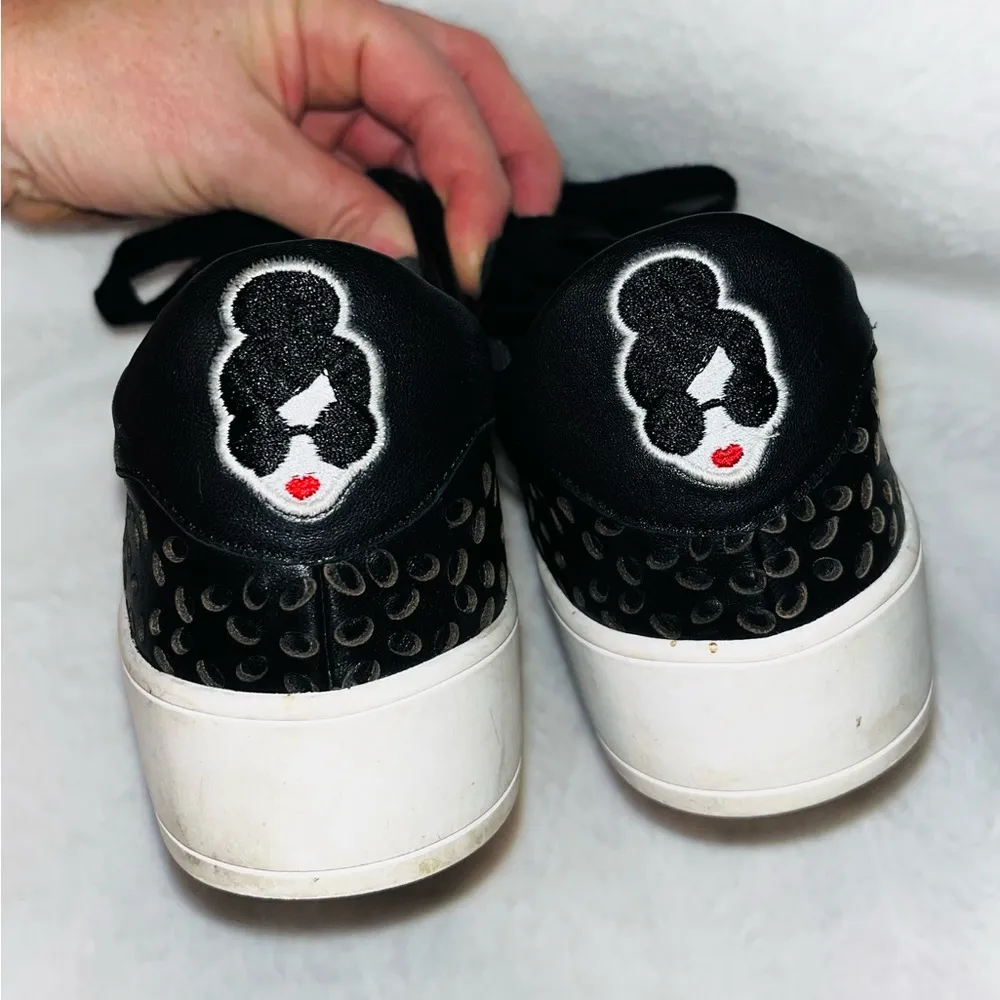 ALICE & OLIVIA Pemton Perforated Sneakers sz 7 - Image 4