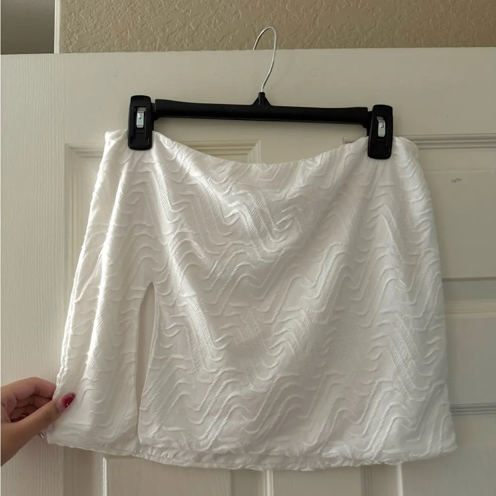 Princess Polly Squiggle White Mini Skirt - Image 5
