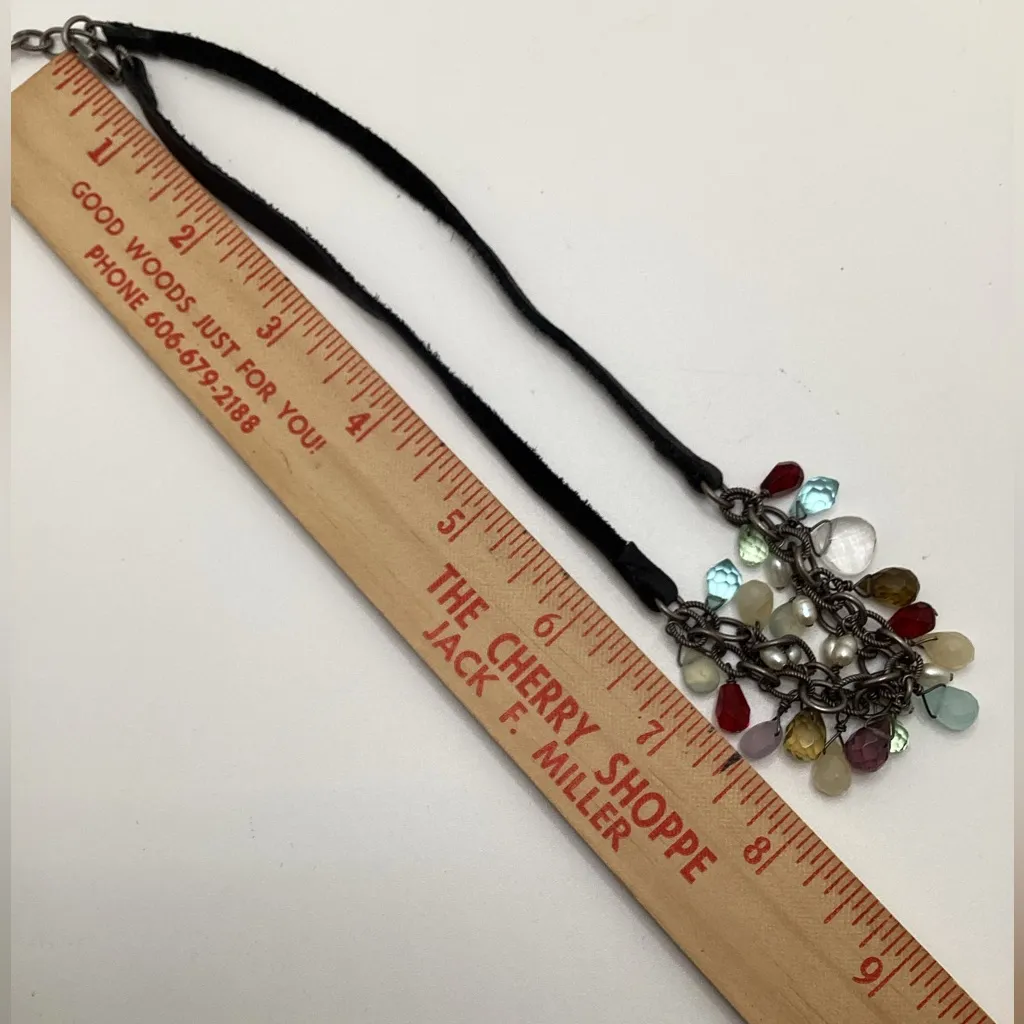 Silpada necklace. 8”. Glass beads - Image 6
