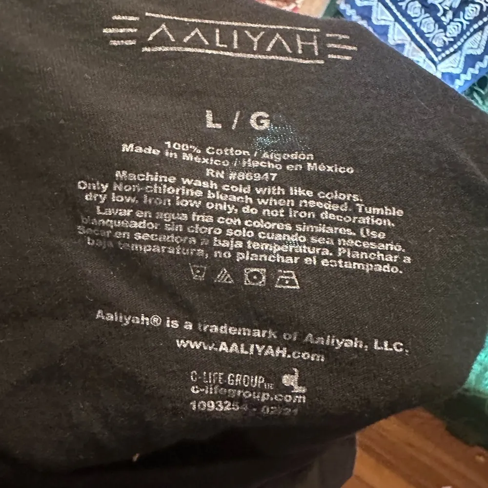 Aaliyah Short Sleeve Shirt Black Size L - Image 3