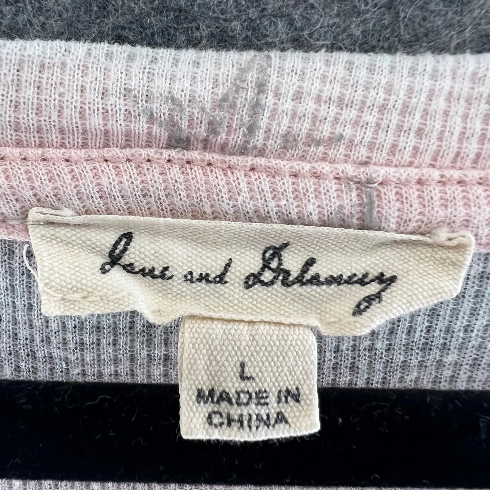 Jane and Delancey Pink Star Y2K Baby Tee Twist Front Fitted Top Size L - Image 2