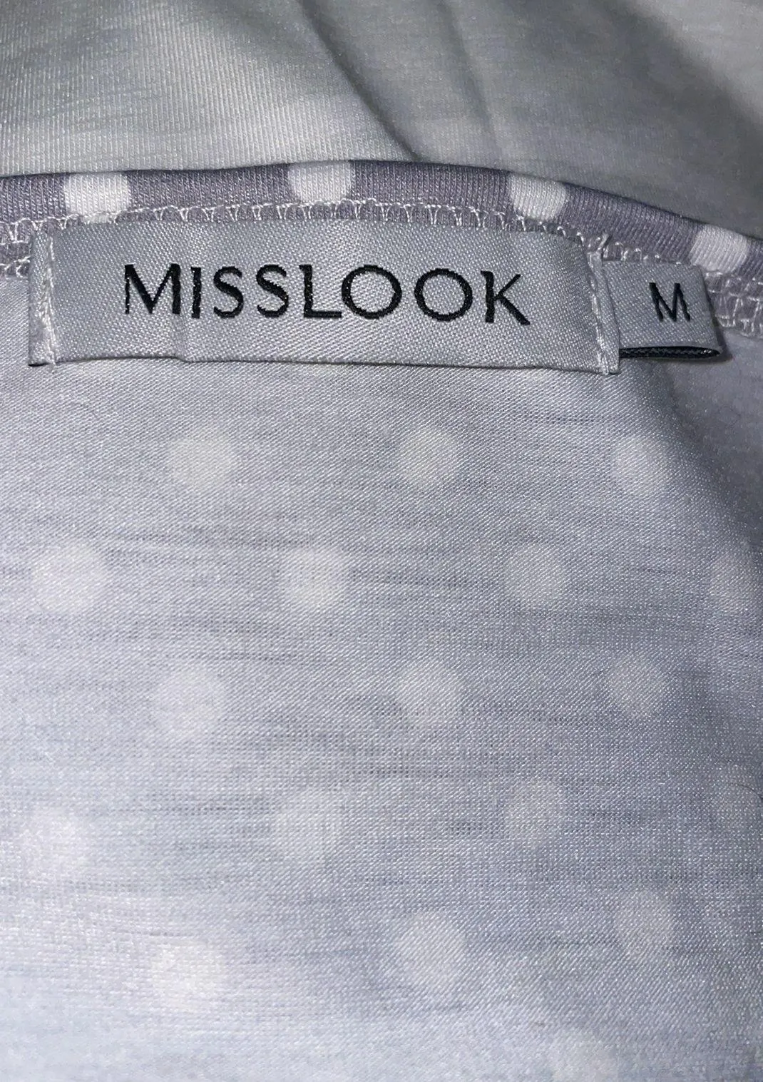 MISSLOOK Wavy Stripes And Polka Dots Top - Image 5