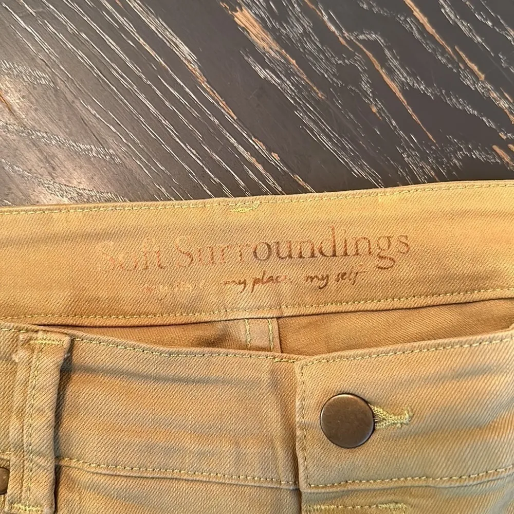 Soft Surroundings Green Ankle Stretch Jeggings, Size Medium - Image 9