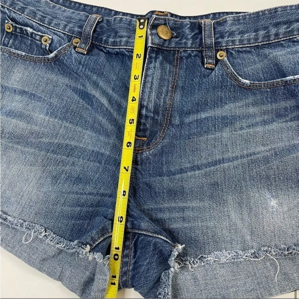 J.Crew  Raw Hem Jean Shorts - Image 9