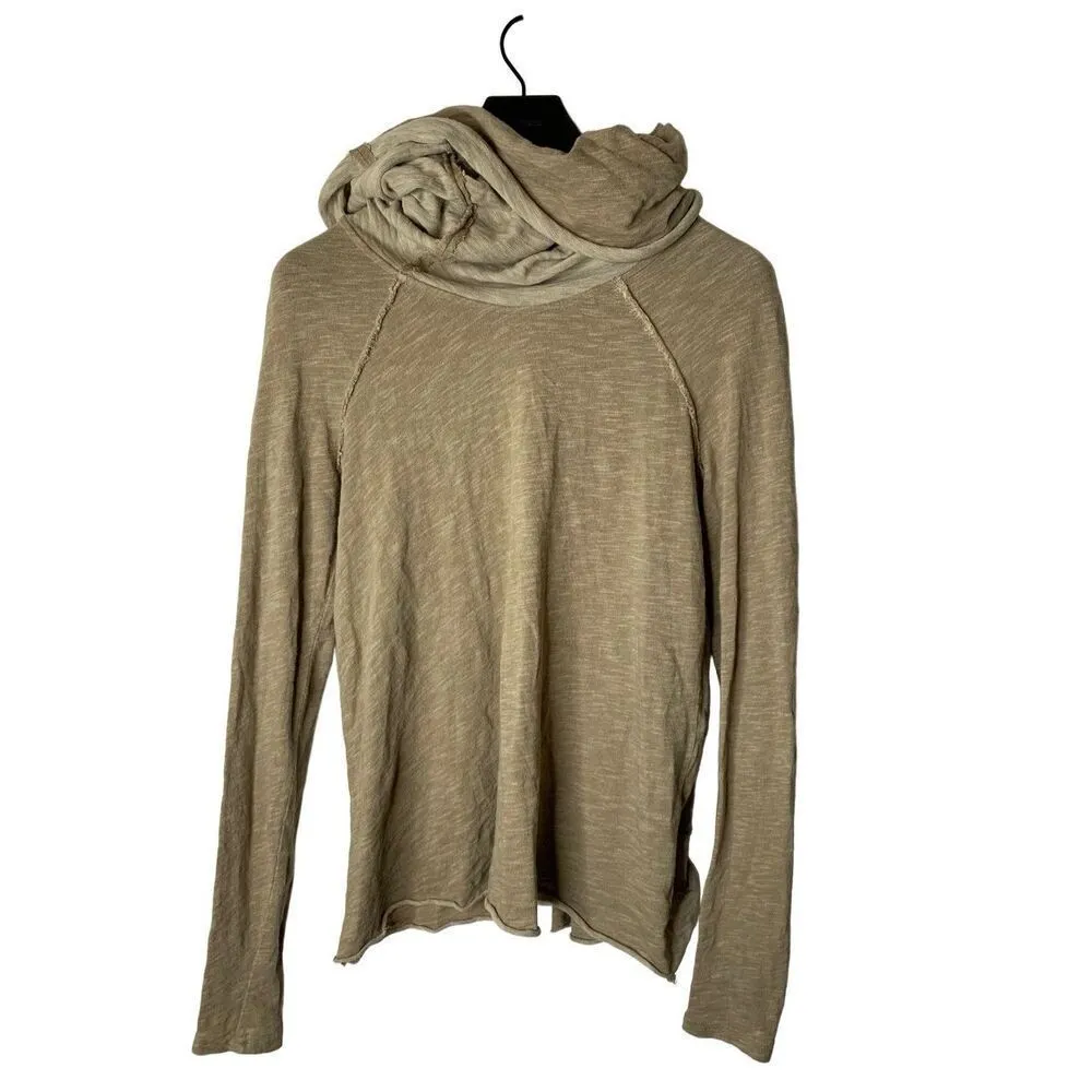 Free People Beach long sleeve cowl neck top women's size XS - Image 2