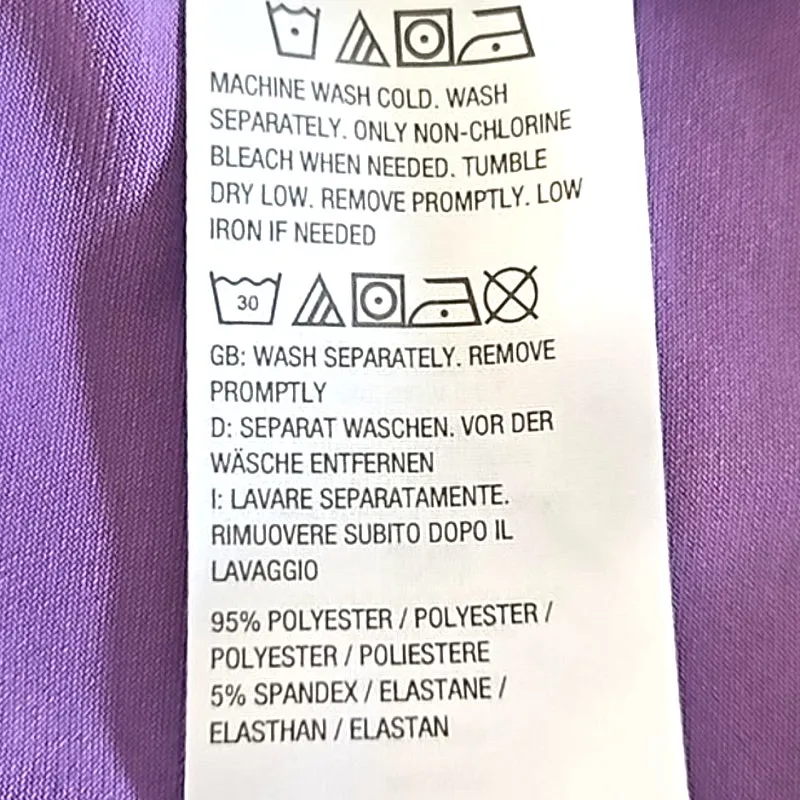 Susan Graver Essentials Liquid Knit Tunic Bright Orchid Size Small 3/4 Sleeve - Image 7