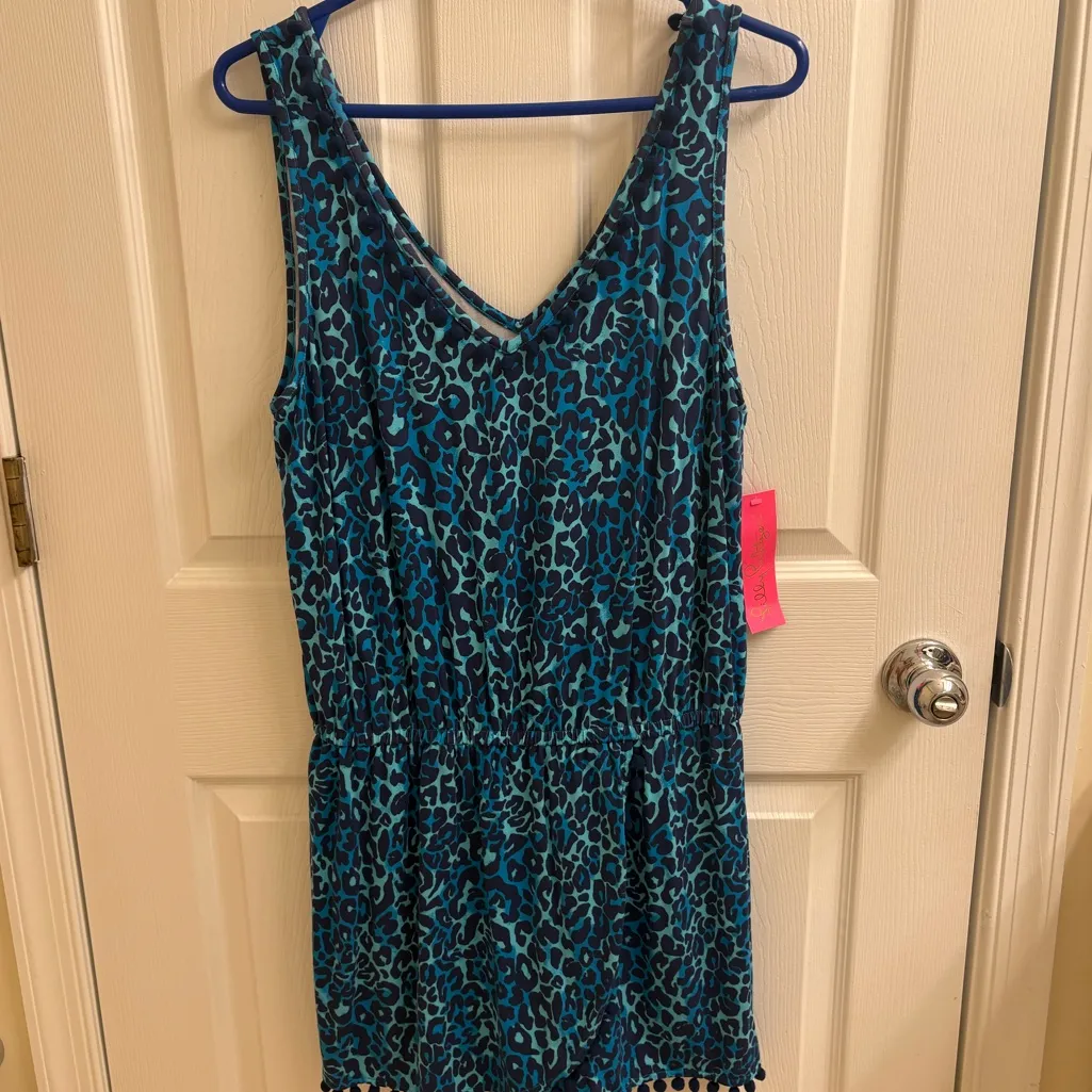 NWT Lily Pulitzer Gigi Romper my favorite spot size large - Image 2