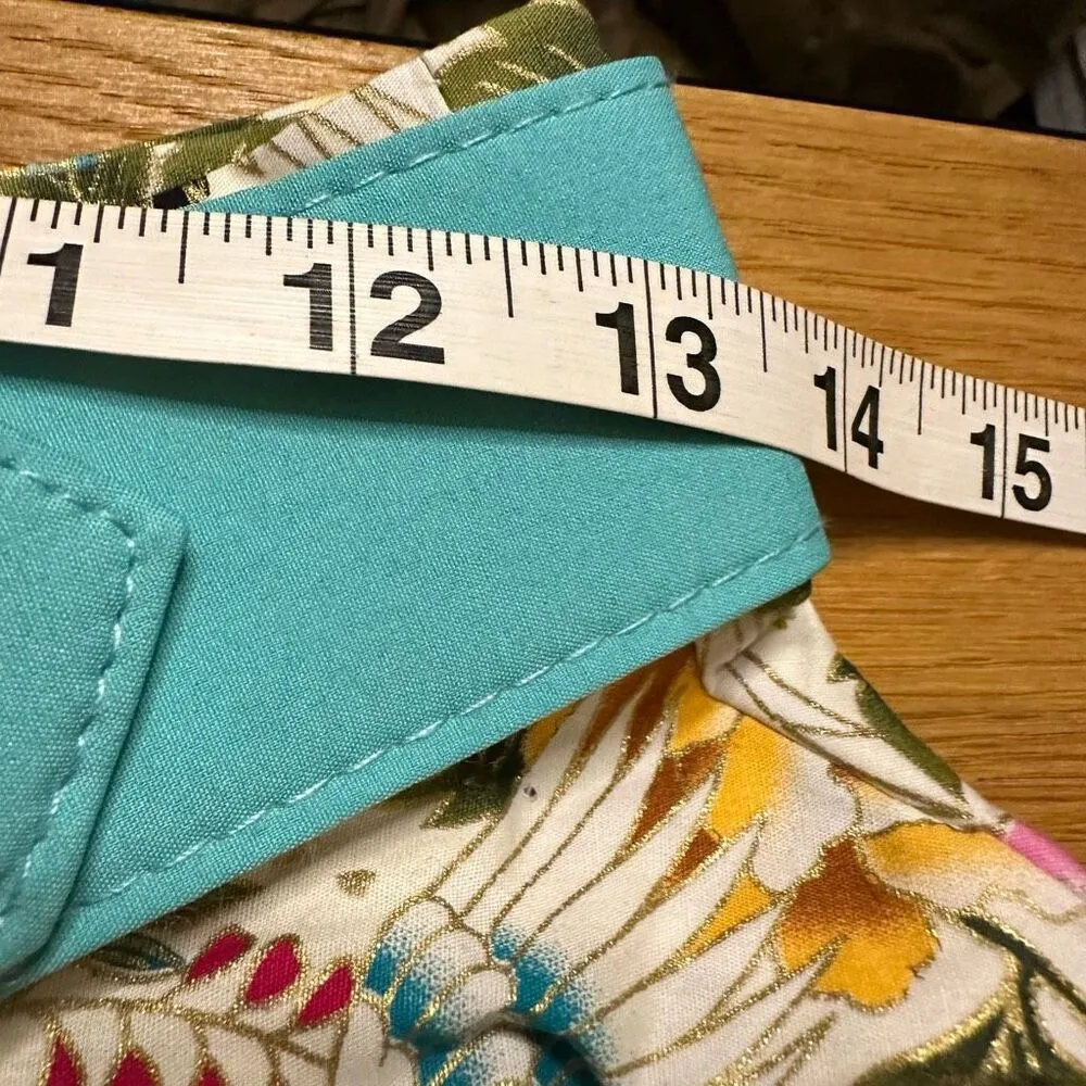 Unique Vintage NWT  skirt large ivory crane - Image 6