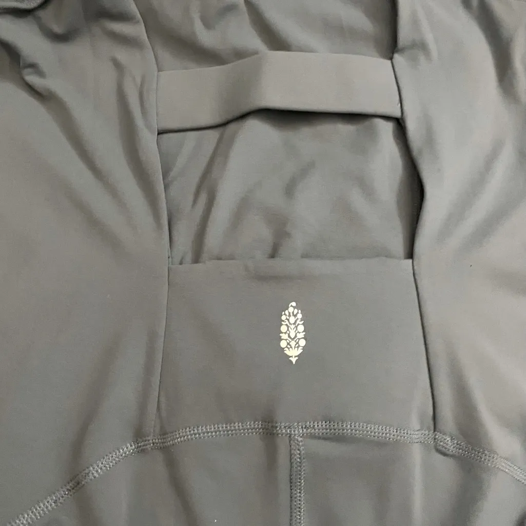 Free People Movement NWOT Never Better One Piece Jumpsuit Grey Blue Tone Size M Size M - Image 7