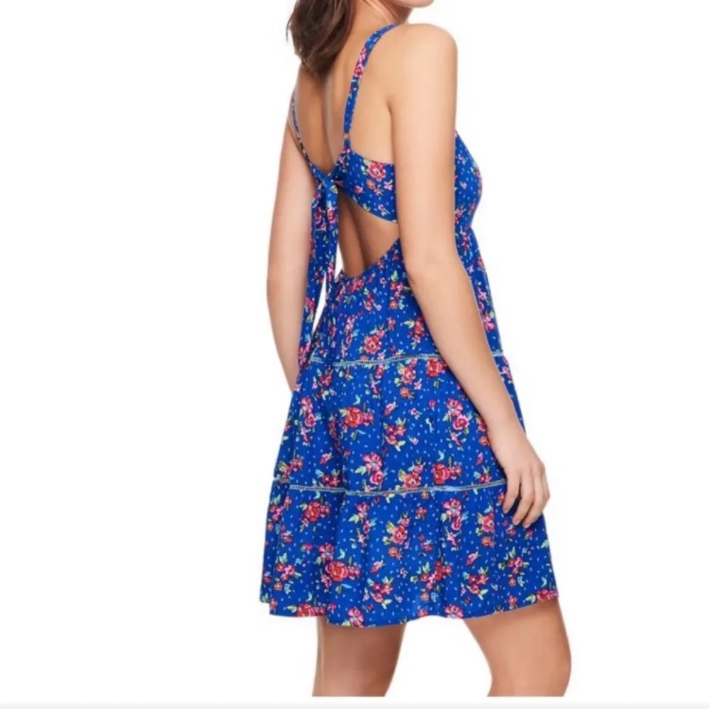 Vera Bradley Hazel Cover Up Dress, Blue, Red, L/XL - Image 3