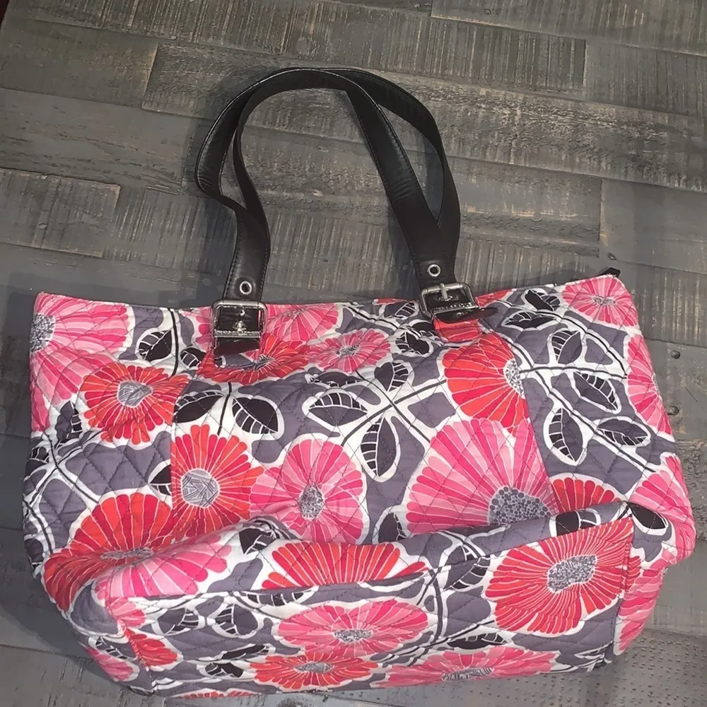 Vera Bradley Cherry Blossoms (Ret. 2014) Tote Bag - Image 6