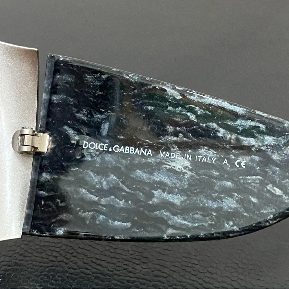 D&G DOLCE & GABBANA DG2019-M 342/8G 120 3N Oversized Oval Wrap Around Sunglasses - Image 11