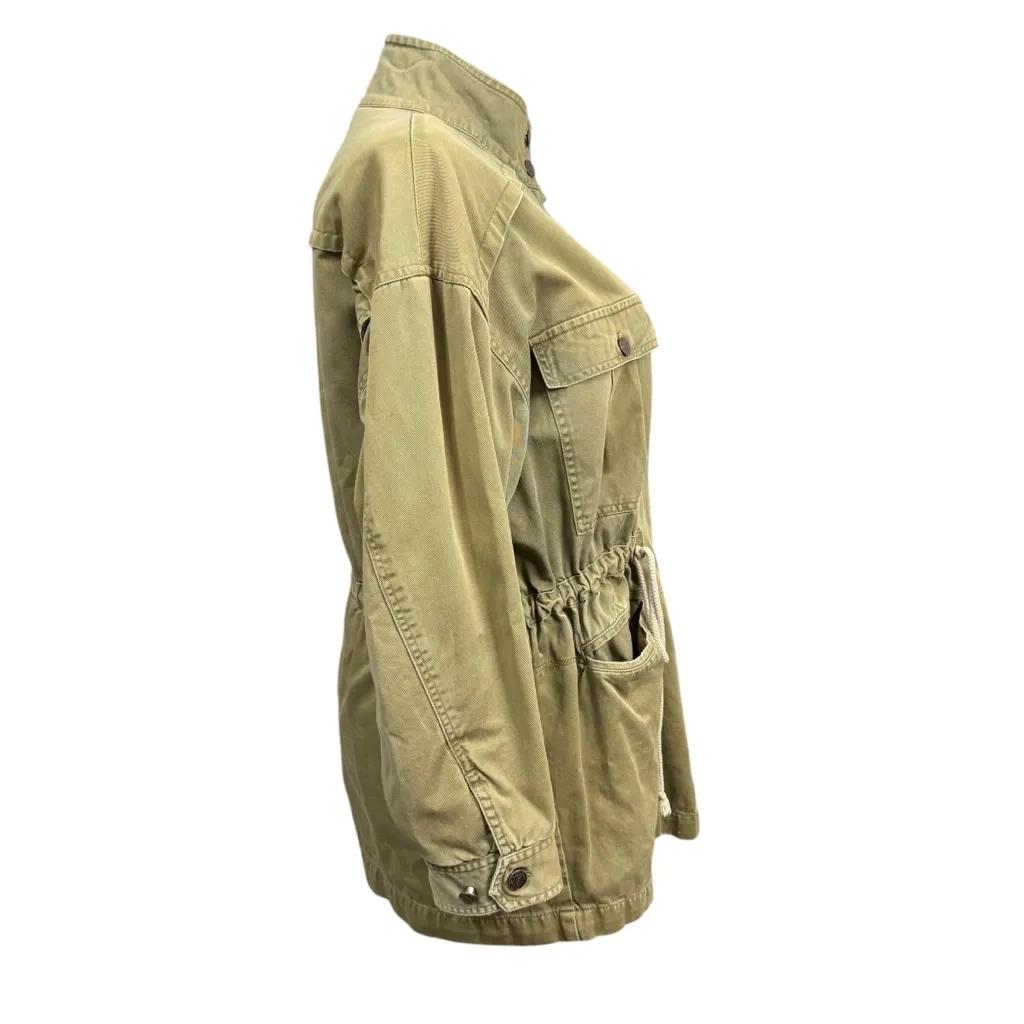 Vintage Argenti Jeans Army Green Utility Jacket Women’s Large 100% Cotton - Image 4