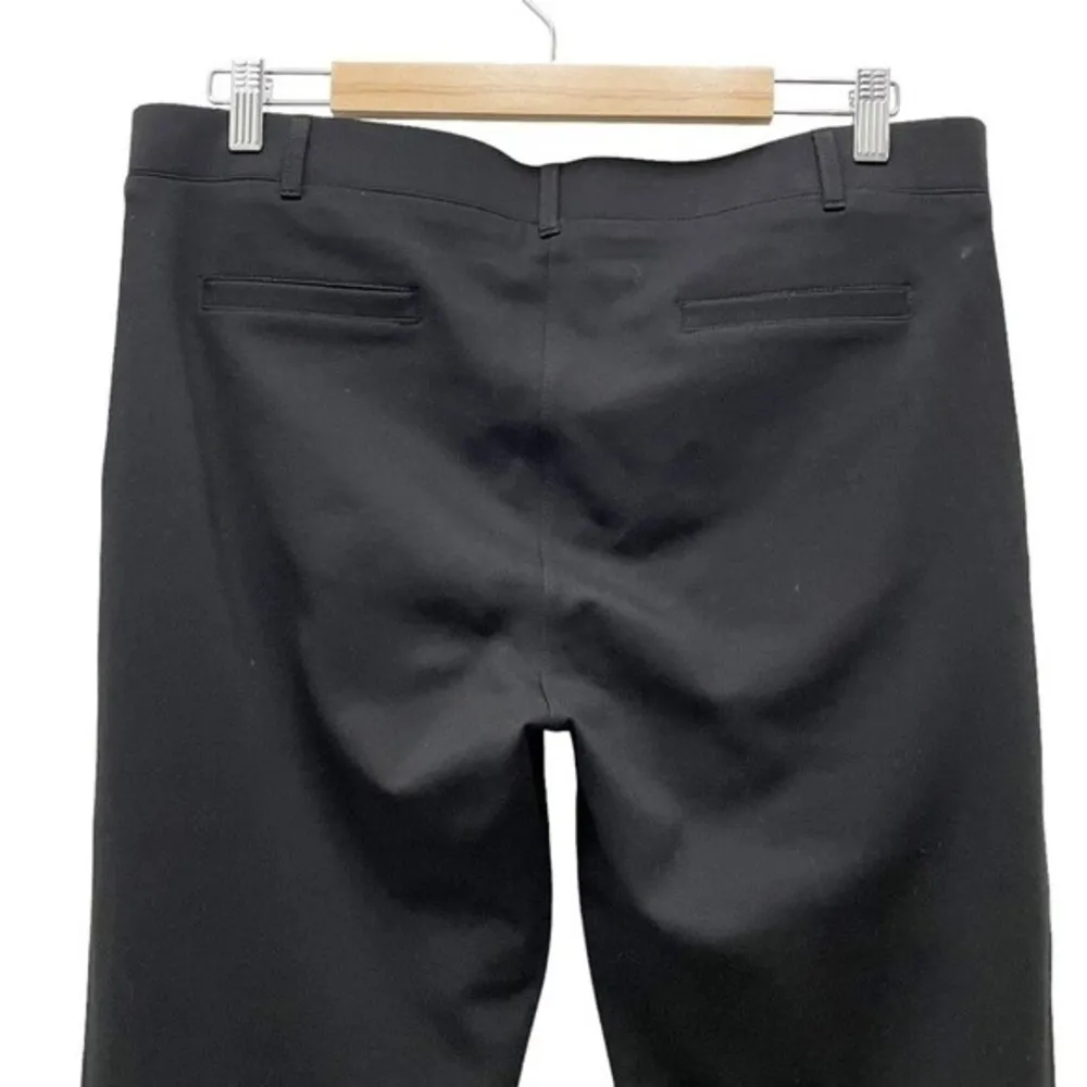 Betabrand Women's Straight-Leg Classic Black Dress Pant Size XL Petite Yoga Pant - Image 6