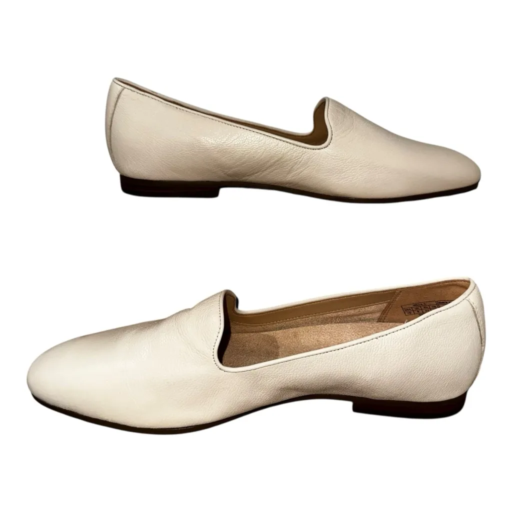 VIONIC Willa II Cream Leather Flats Size 10/EU 41 Orthotic - Image 2