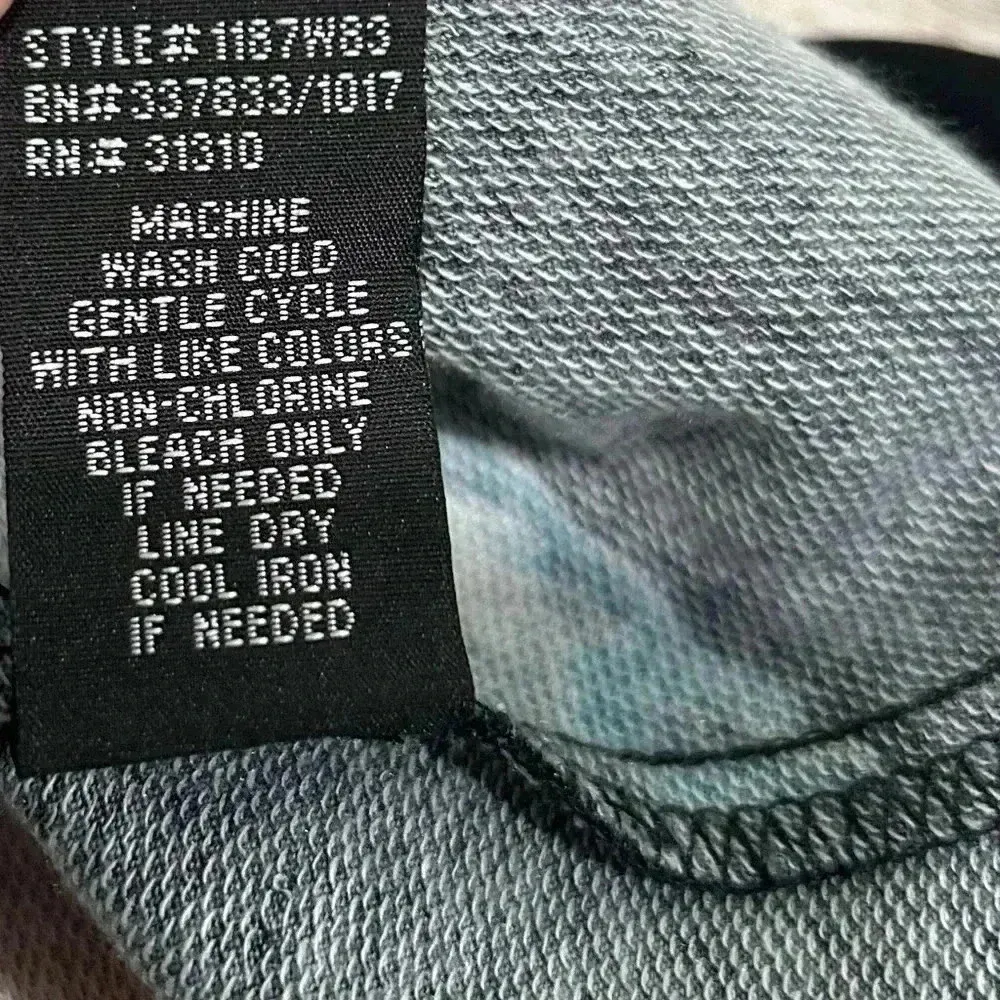 A. Byer Long Sleeve Gray Floral Mini Dress Scoop Neck Ribbon Lace Back Size L - Image 6