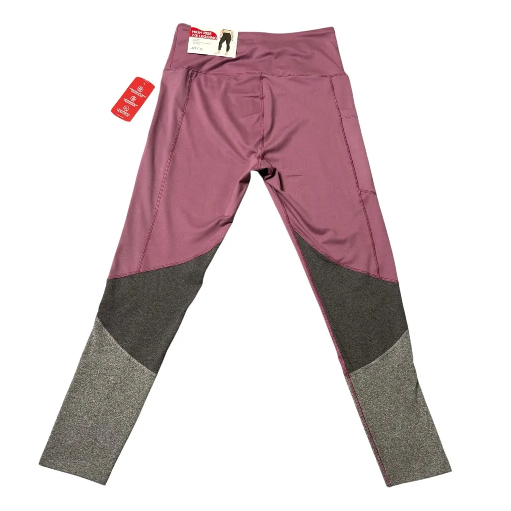 NWT-BCG High Rise 7/8 Pink, Purple, Nude  and Gray Leggings Size Medium‎ - Image 8