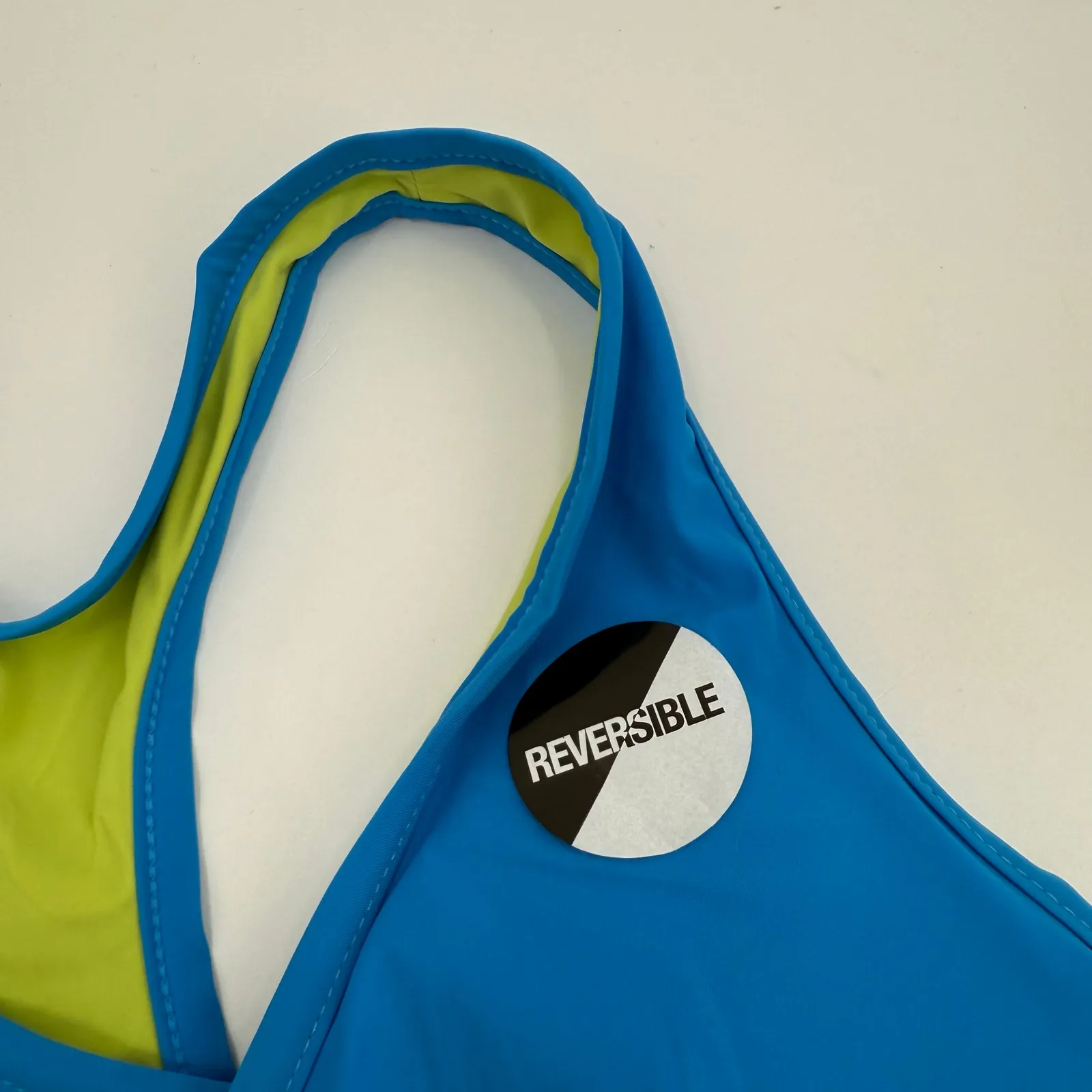 ASICS Beach Volleyball Bikini Top Size Extra Small NEW Reversible UPF Swim NWOT - Image 7