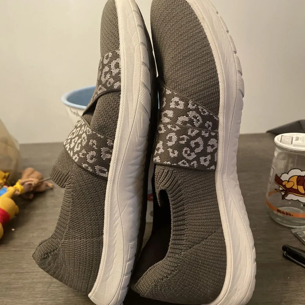 Womens Sz 8.5 Clarks Loafer Cloudsteppers Slip-on  Print Wrap - Image 6