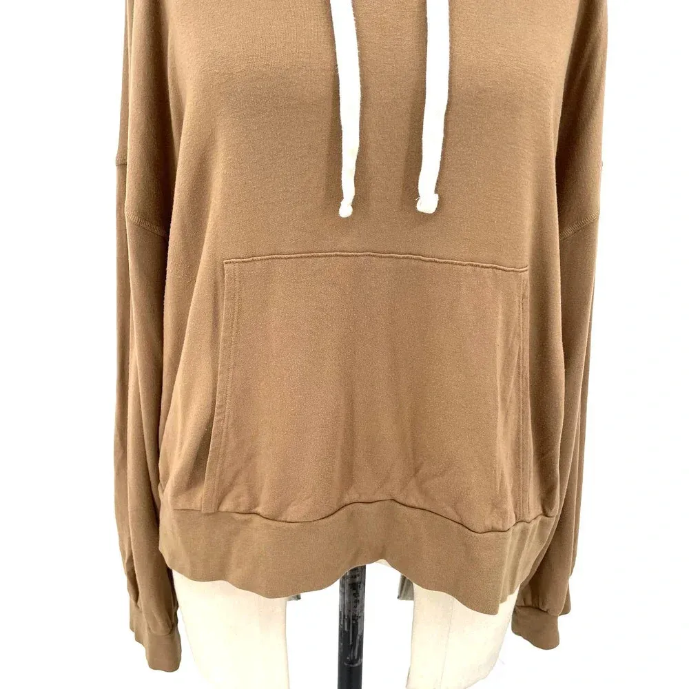 Electric‎ & Rose Melrose Micromodal Hoodie Honey Tan Brown Size Medium - Image 4