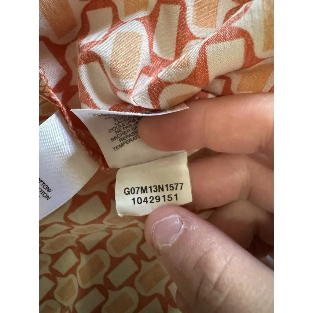 Jones New York Signature Stretch Button Down Shirt Size Large Long Sleeve Office - Image 11