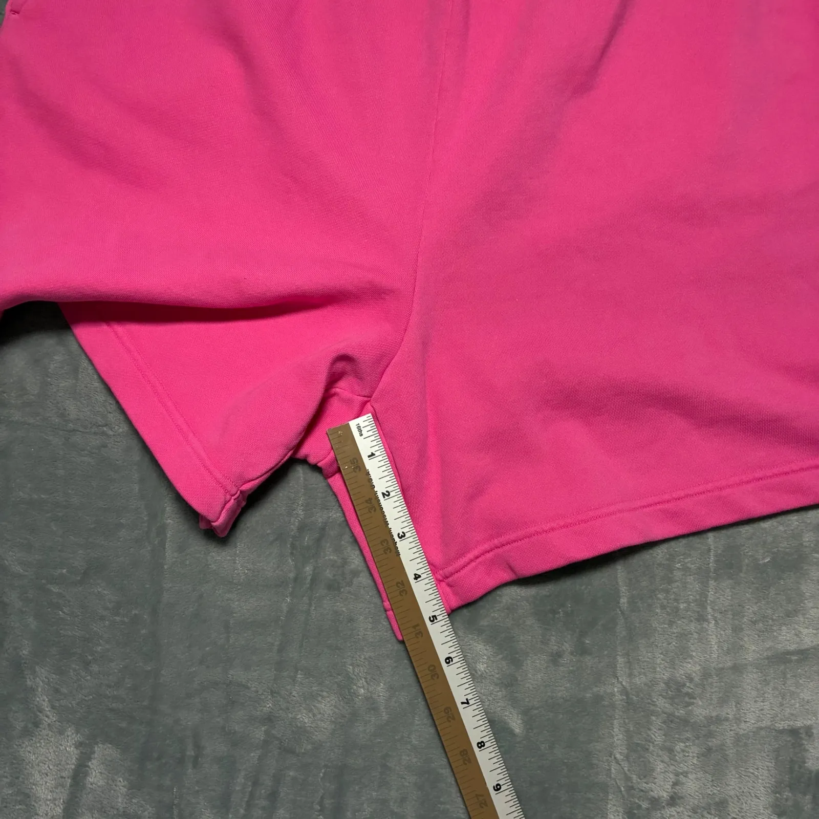 NWT (Flaw) SKIMS Lounge Sweat Shorts Hot Pink Women's L - Image 8