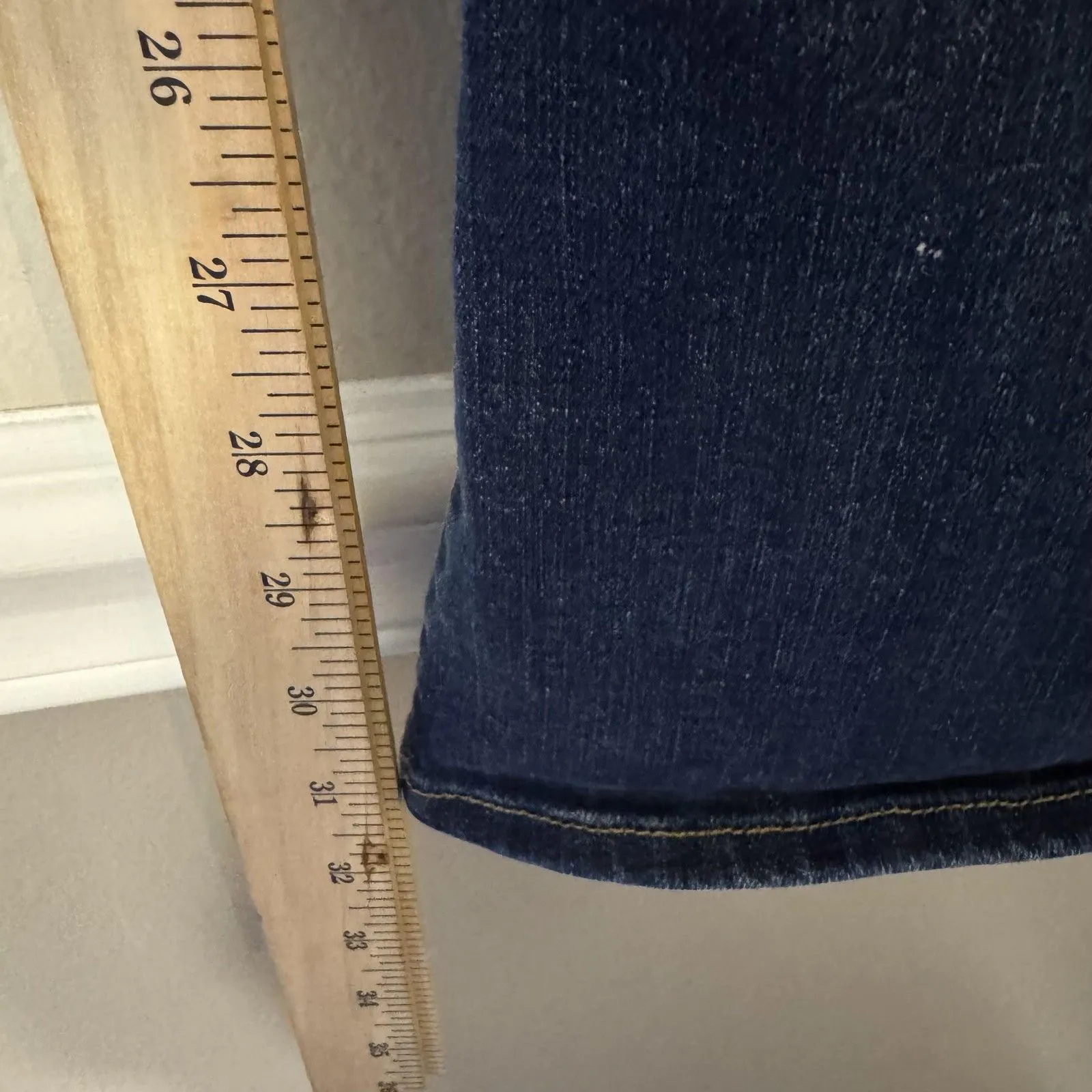 Lucky Brand Charlotte Kick Flare Jeans Womens 2 Blue Mid Rise Stretch Made USA - Image 7