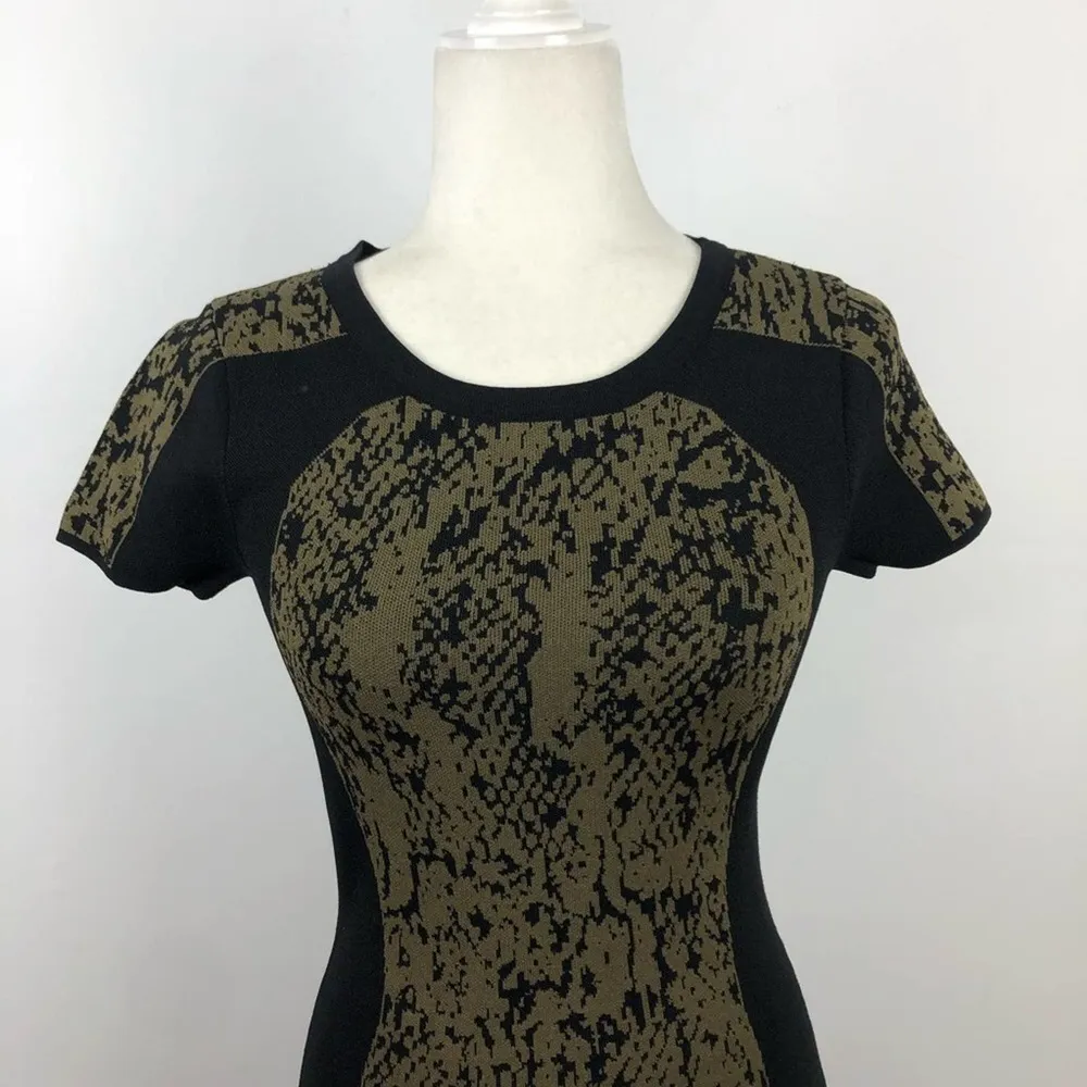 Walter Baker Collette Bodycon Snake-Print Dress XS - Image 4