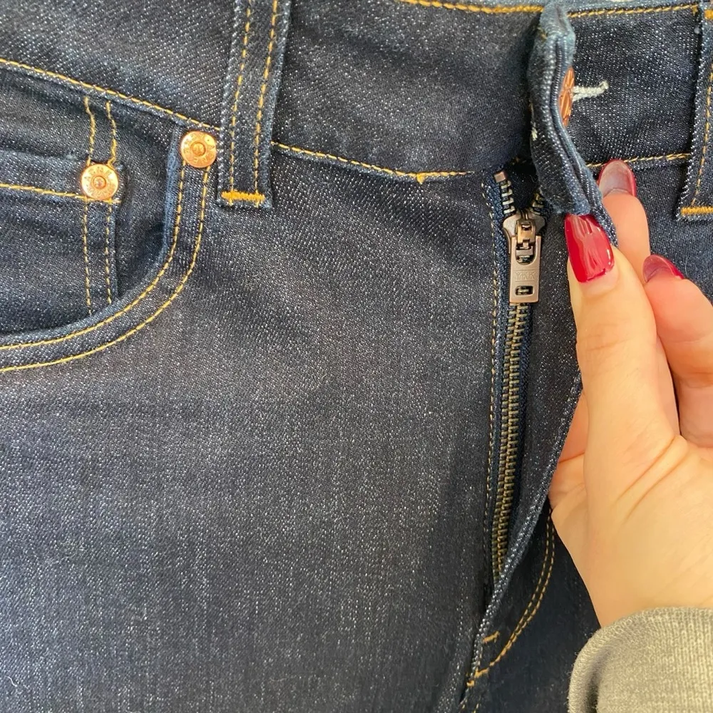 Acne Studios  High Rise Storlek Needle Soft Raw Jeans - Image 5