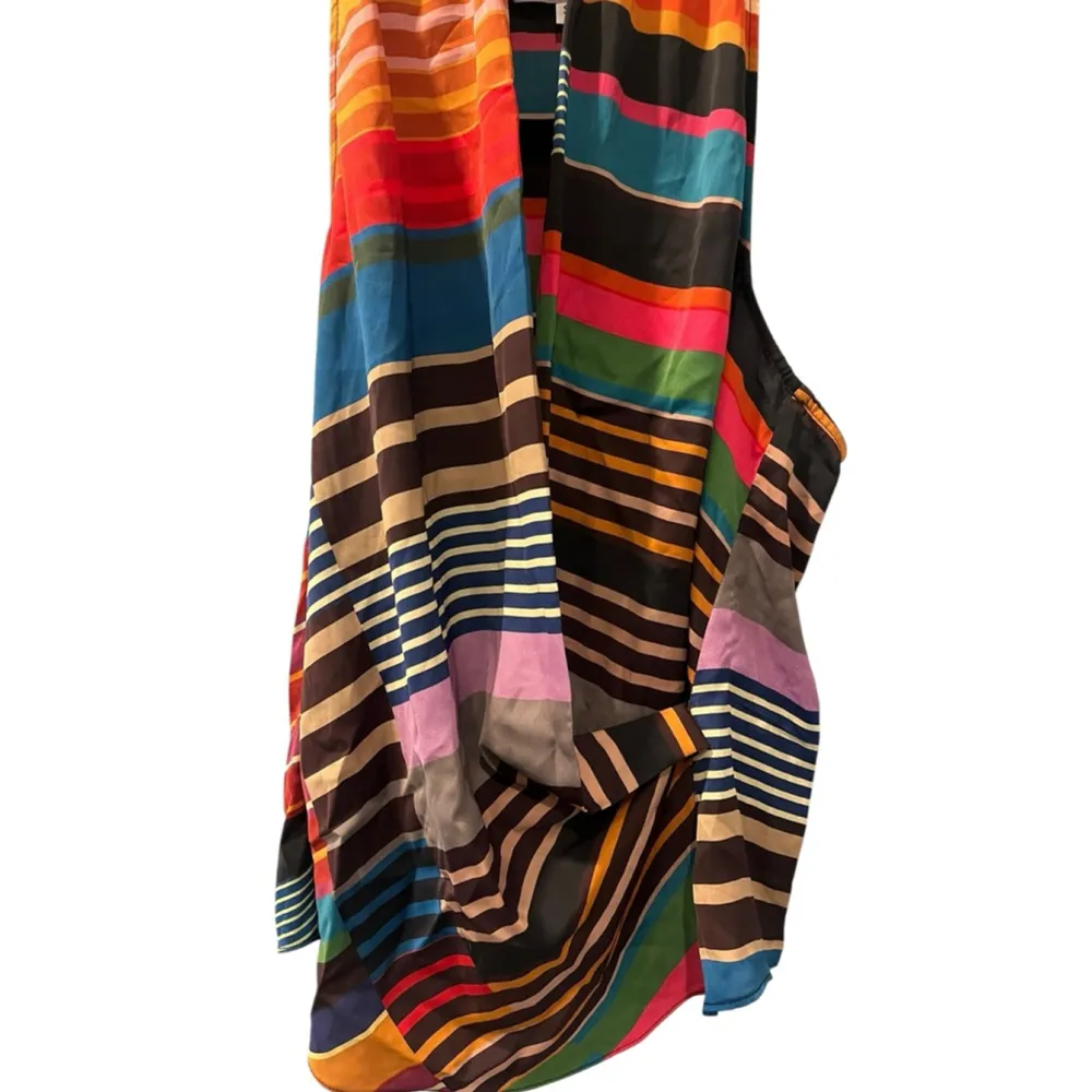 Trina Turk Sleeveless Lightweight Blouse Women's Size Small Summer Stripes - Image 4