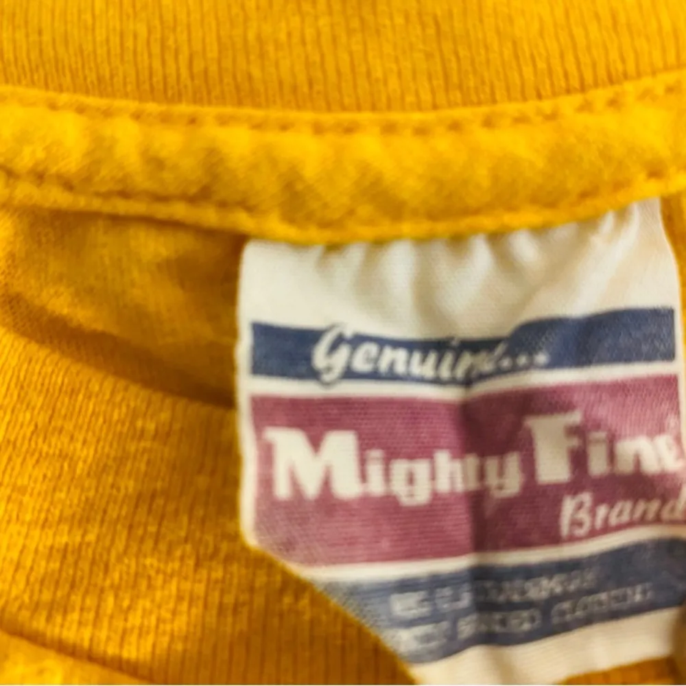 Napoleon Dynamite 2004 Promo “Flippin Sweet!” T shirt Yellow size small - Image 8