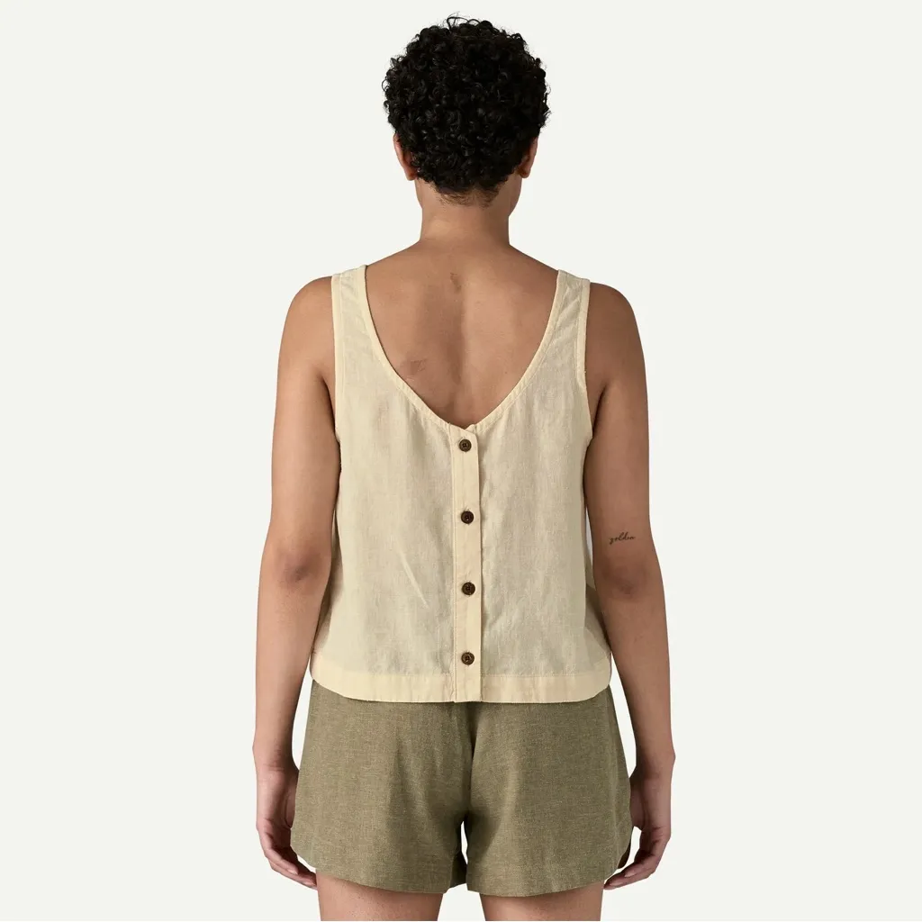 Patagonia Women's Light Beige Garden Island Tank Top - Image 6