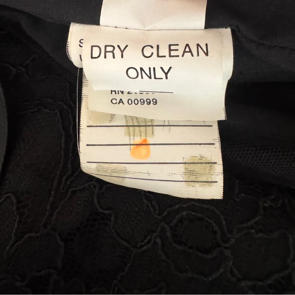 Morilee by Madeline Gardner Black Satin Tie Sash Cap Sleeve Deep V - Image 12