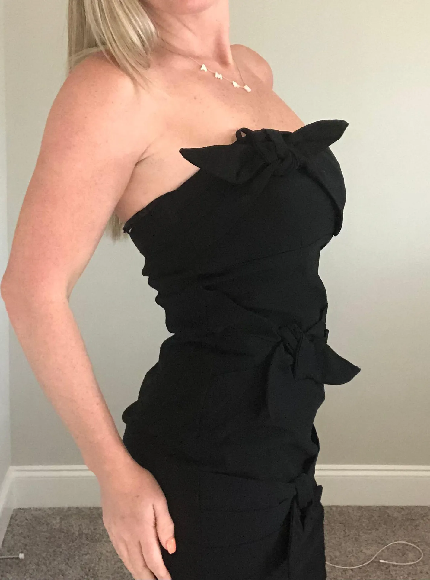 Little Black Bodycon Dress - Image 3