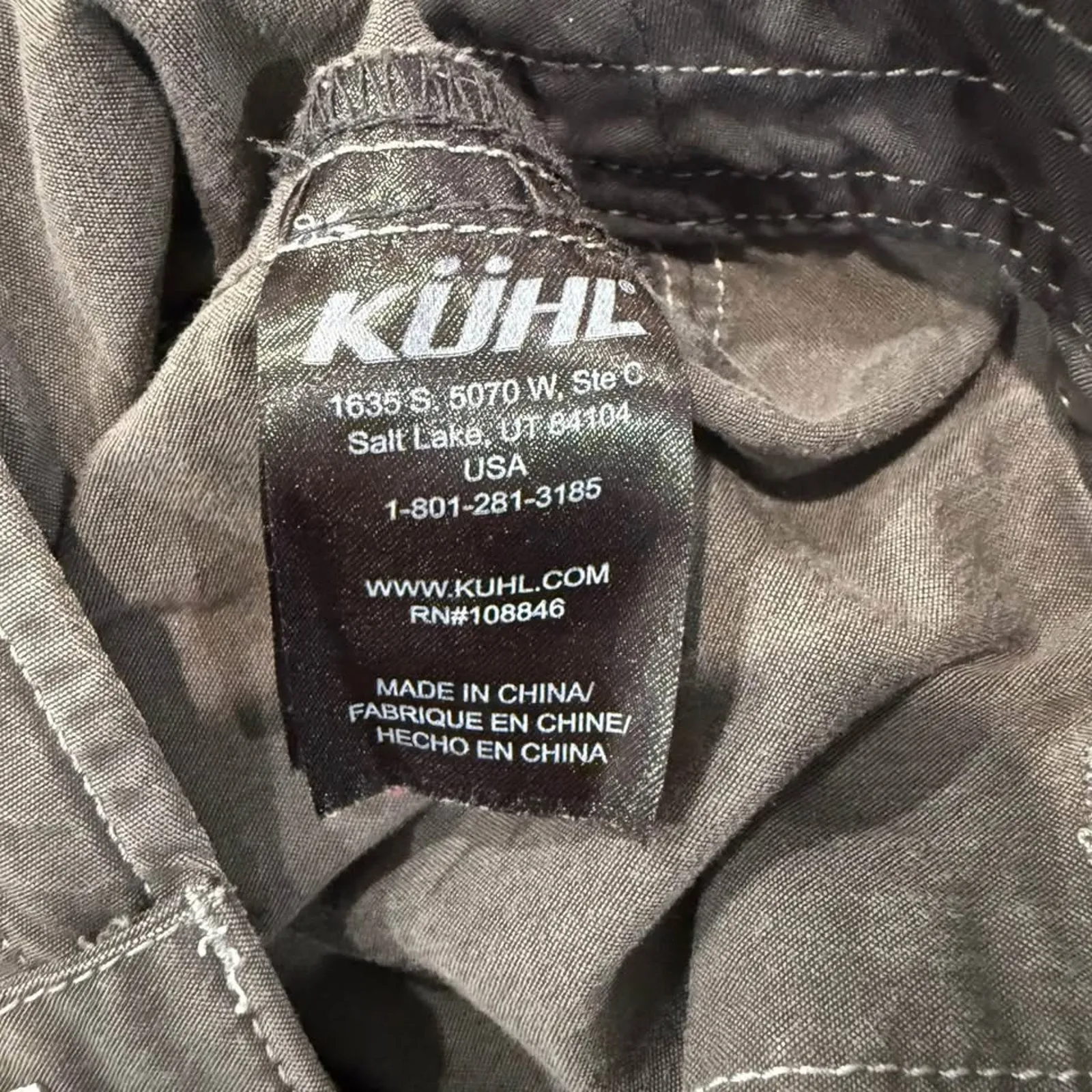 Kuhl Free Range Cargo Capri Utility Pants Womens 4 Gray Gorpcore Hiking Outdoors - Image 8