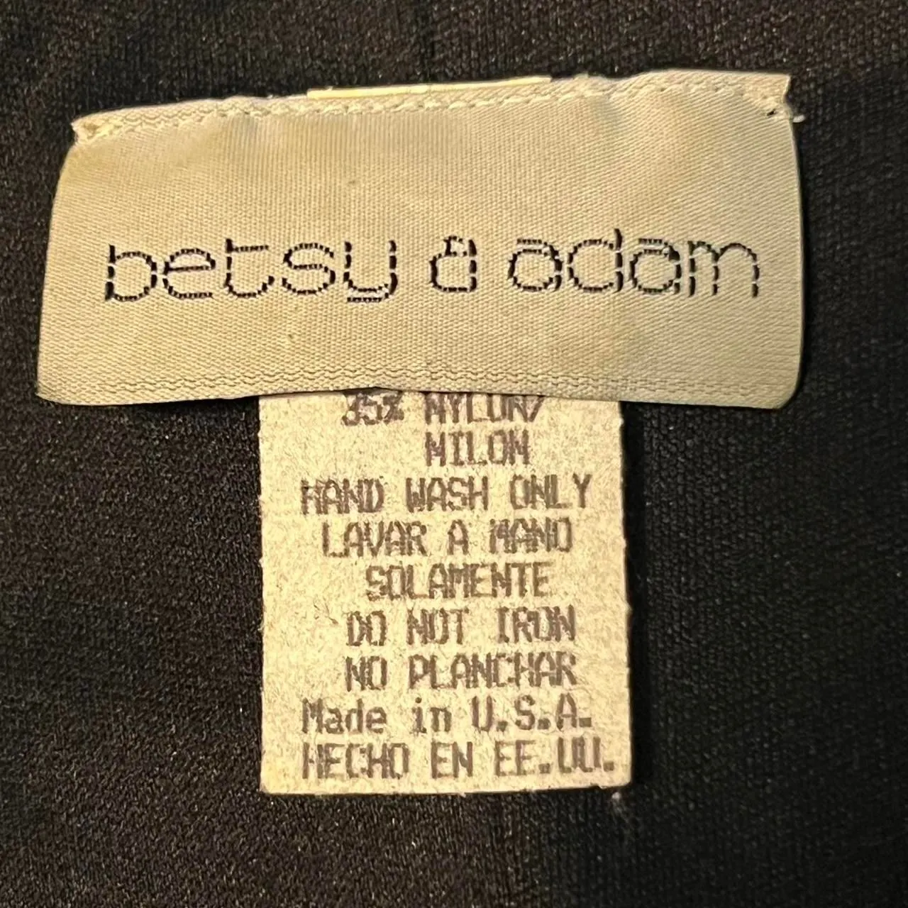 Vintage Women's Betsy & Adam Black Sequin Mini Dress Size Small - Image 6